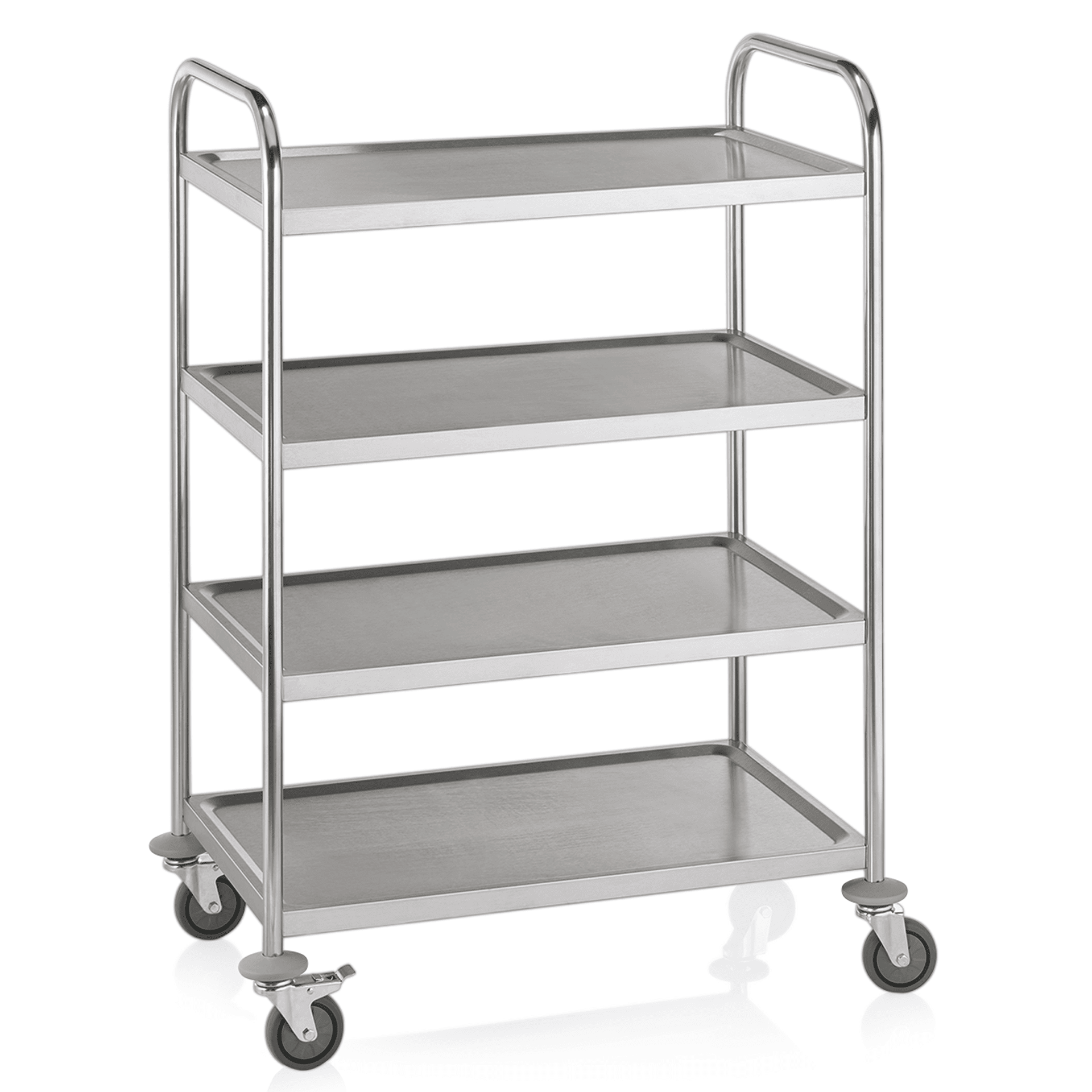 Servierwagen mit vier Borden, 84,5 x 52,5 x 125