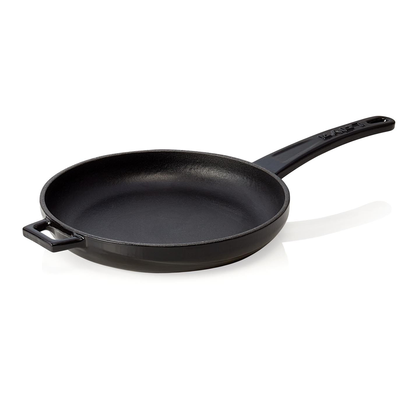 Bratpfanne EisenStil, rund, Ø 210 mm, emailliert, schwarz, mit Gegengriff