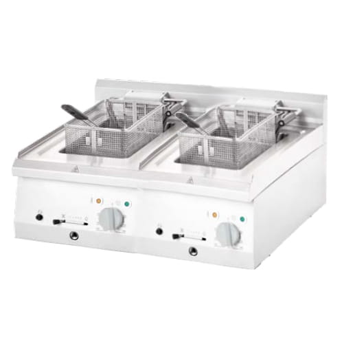 Elektro-Doppelfritteuse Oberteil, 2 x 10 L