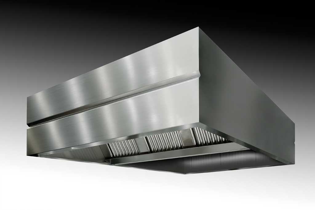 SOLOTEC Design-Deckenhaube "A", Kastenform mit doppelter Beleuchtung