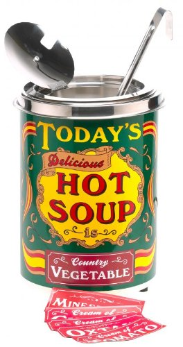 Hot-Pot Suppentopf 5ltr., Edelstahleinsatz, grün/gelb