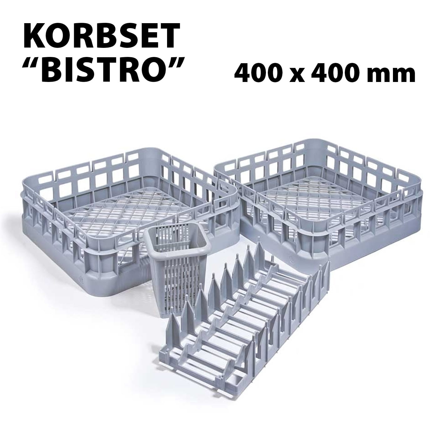 Korbset "Bistro" 400x400 mm