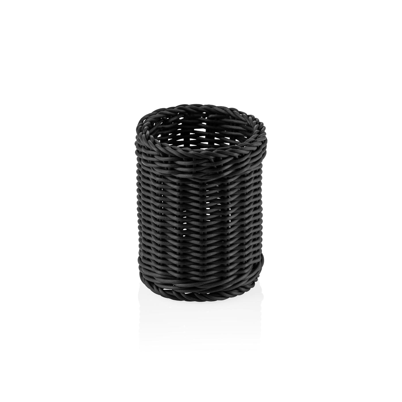 Besteckkorb, spülmaschinenfest, BPA-frei, Ø 120 x H 150 mm, schwarz