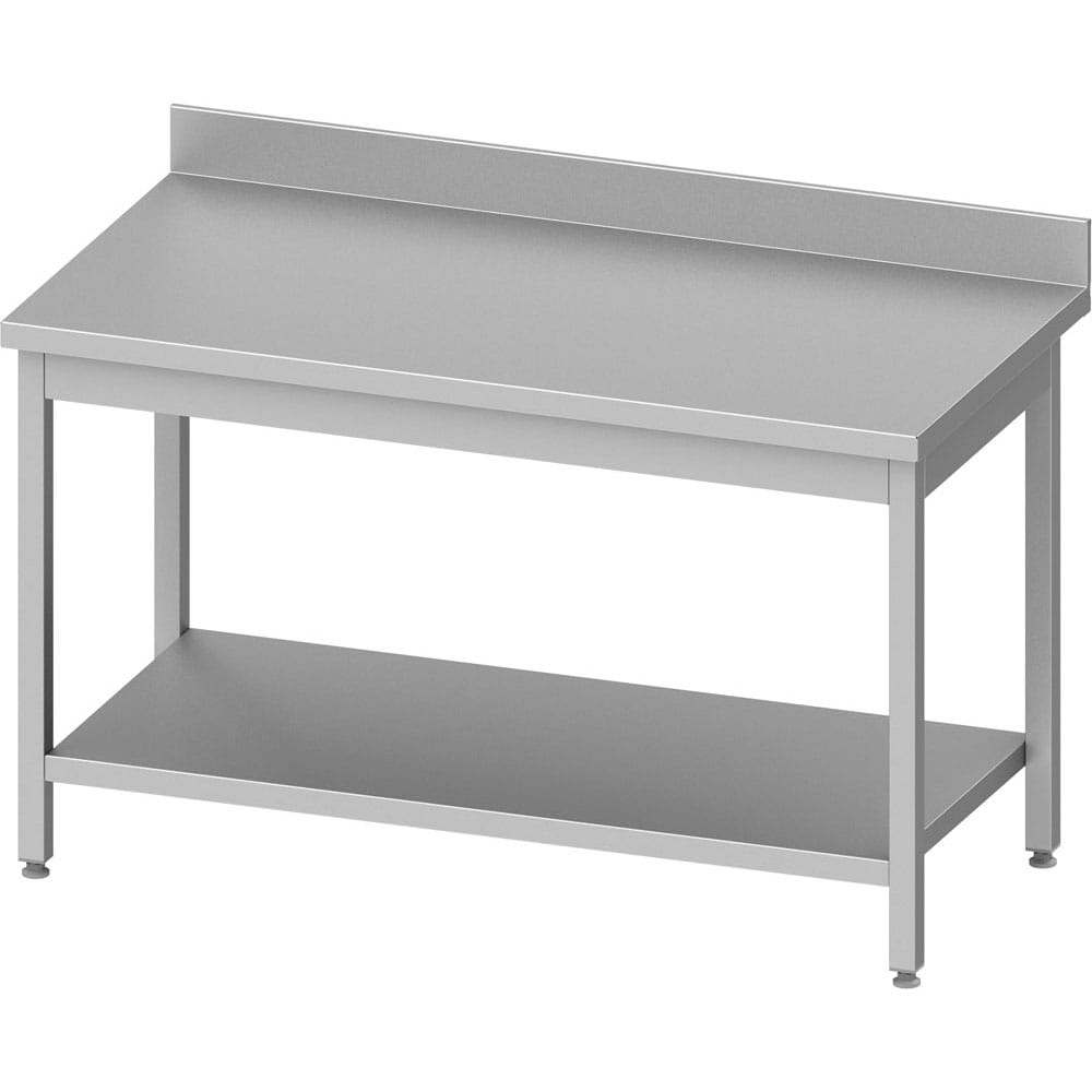 Arbeitstisch ECO mit Grundboden und Aufkantung, 700mm Tiefe