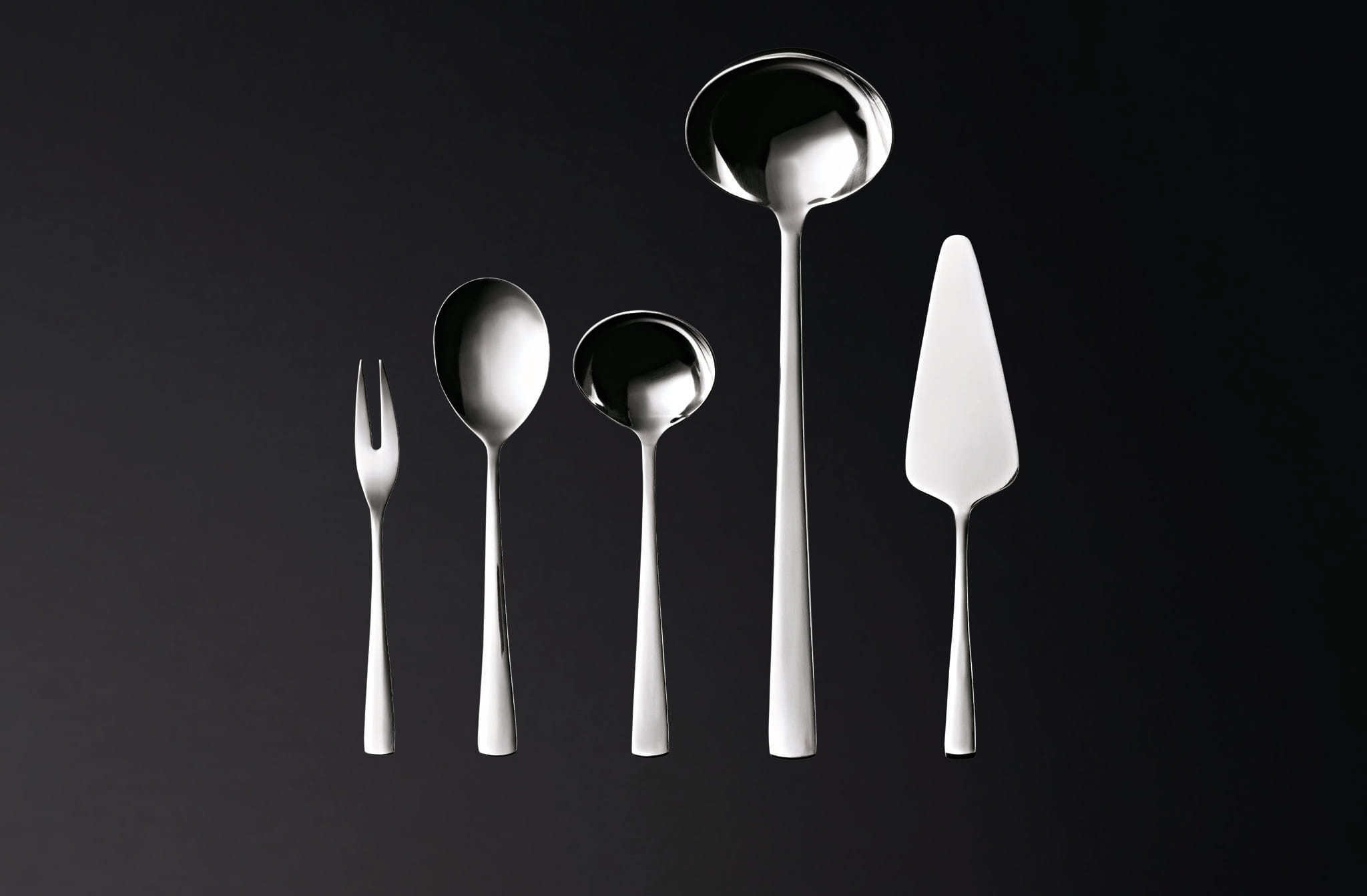 Terrinenlöffel, Chrom-Nickel-Stahl, Set "600"