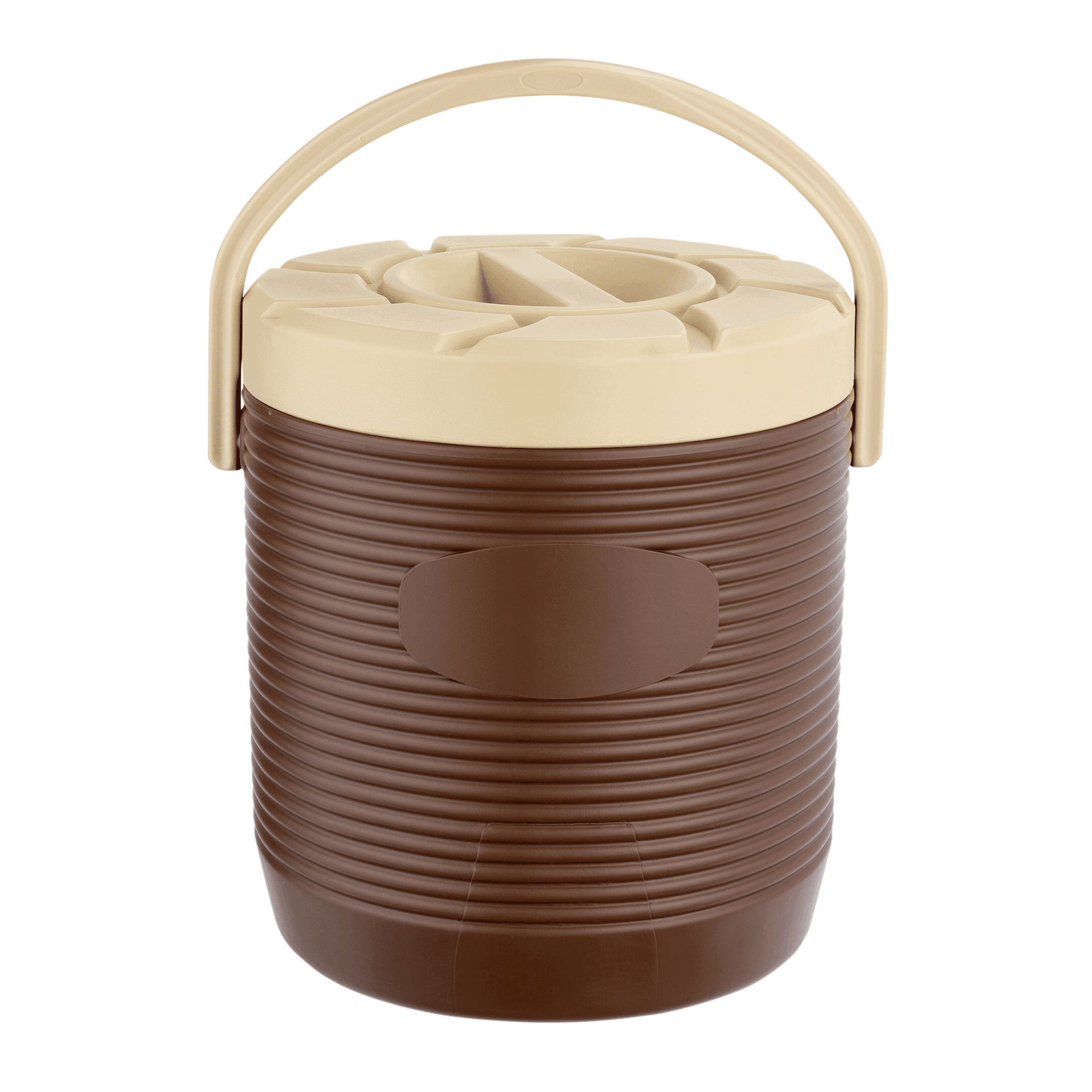 Thermo-Speisetransportbehälter, 12 Liter, Innenbehälter Edelstahl, Farbe braun