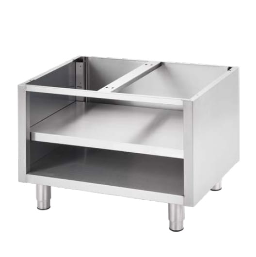 Edelstahl-Unterbau mit Grund- & Zwischenboden - STOCK Medium 700