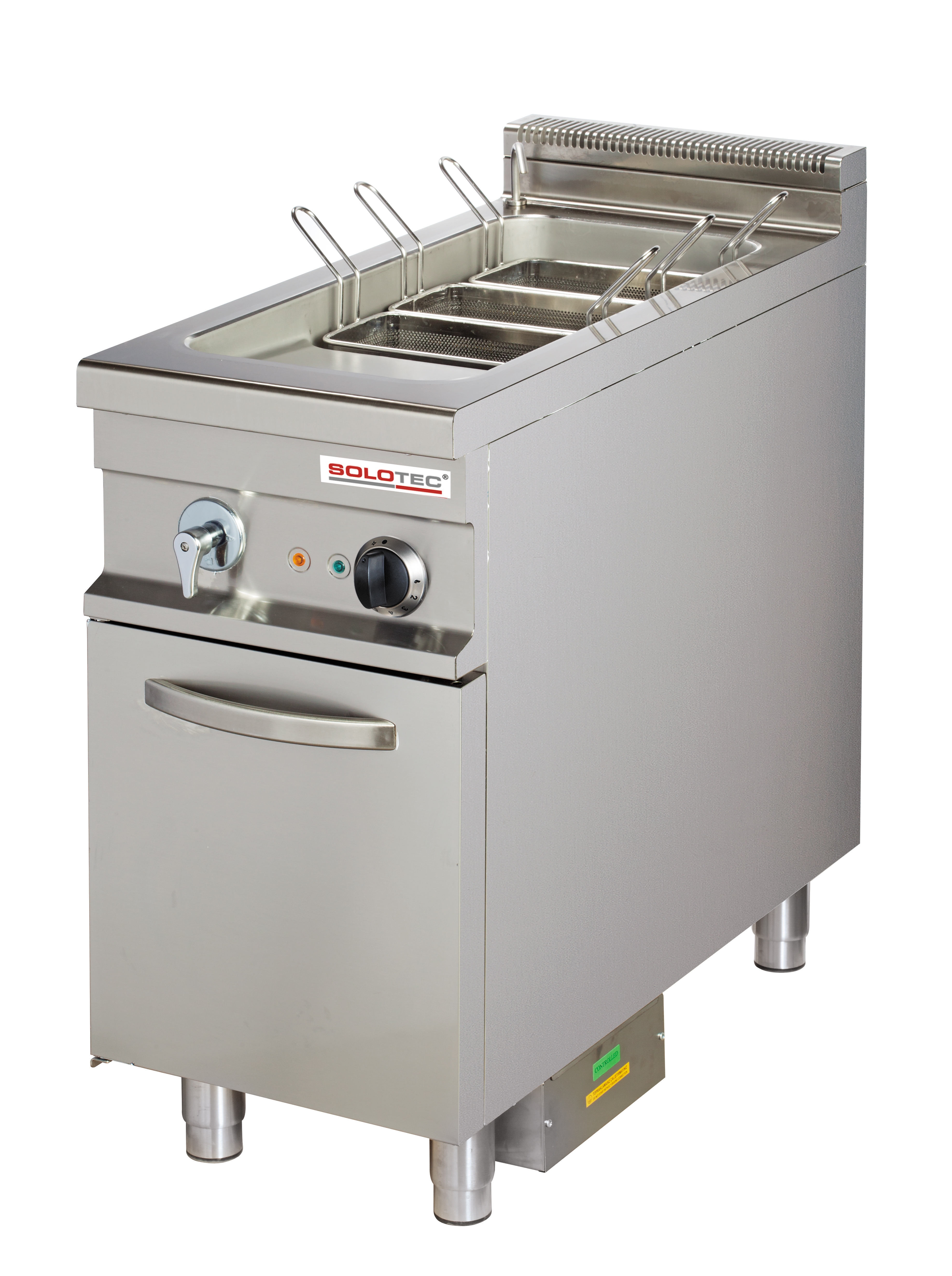 Elektro-Nudelkocher, 1 Becken 24 Liter, Unterbau mit Tür - SOLOTEC 900