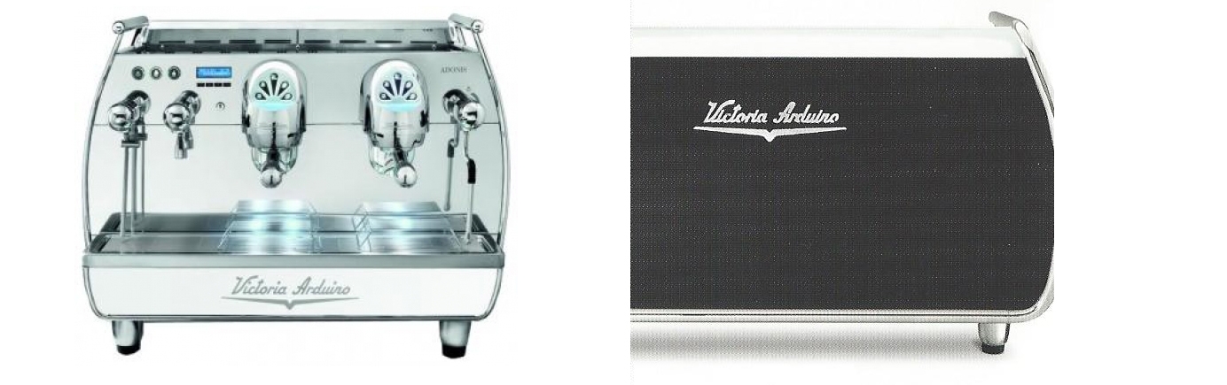 Mehrpreis für Siebträger-Espressomaschine Adonis, 2-gruppig, mit Manometer für Pumpendruck, Farbe Ed