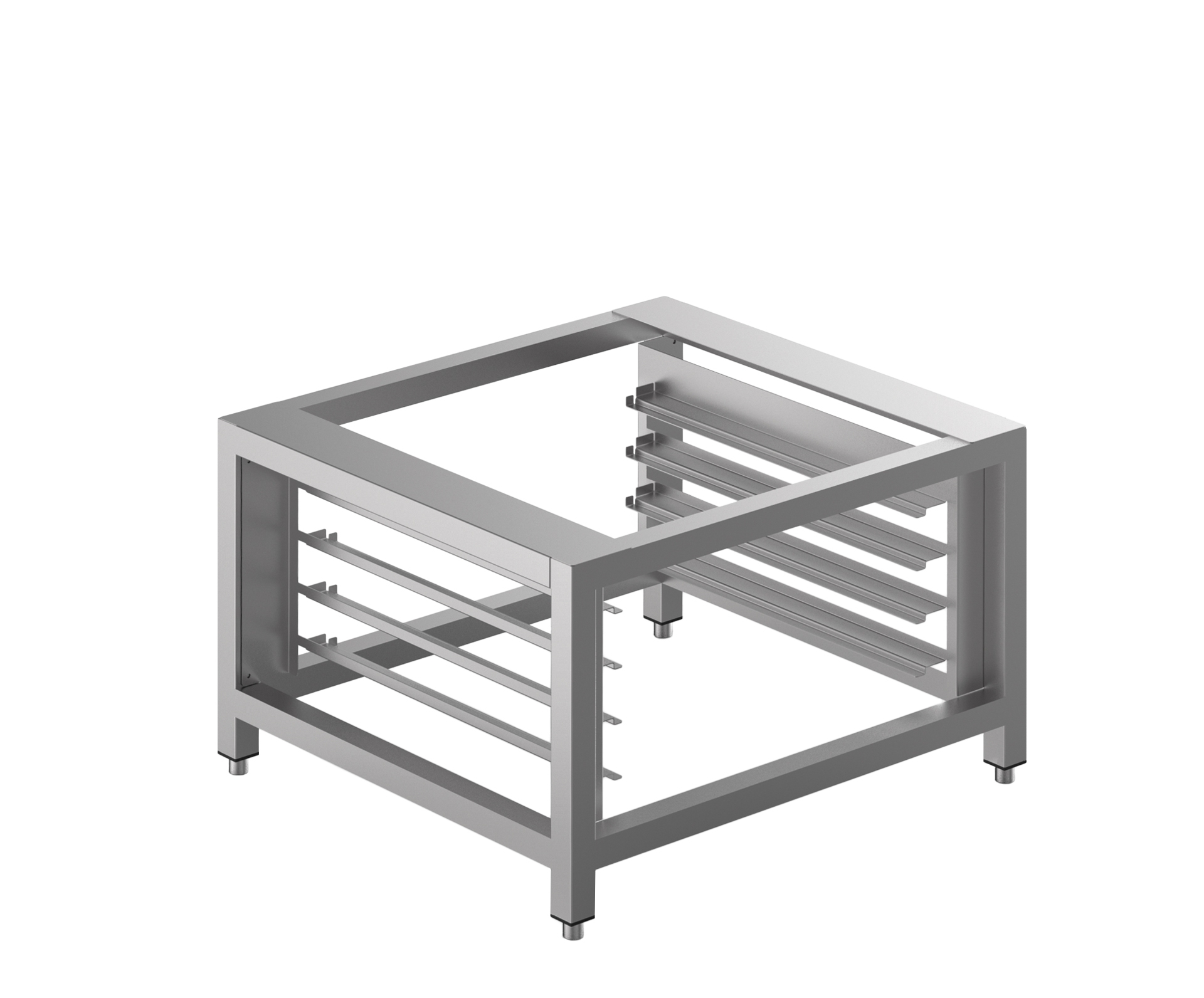 Untergestell für Ofen, Passend für 4x Bleche GN 1/1 oder 600 x 400