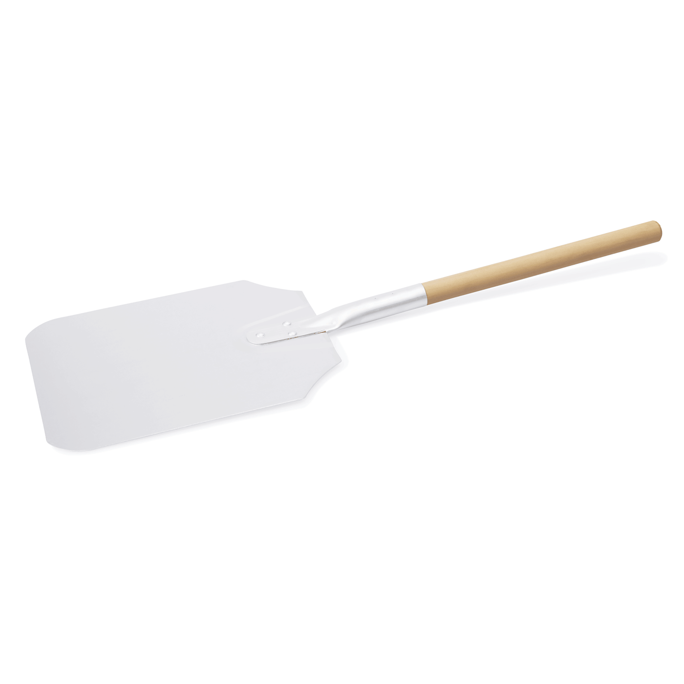 Pizzaschaufel - Aluminium - mit Holzgriff