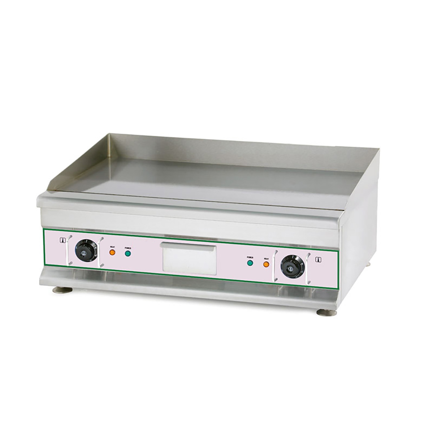 Bratplatte, elektrisch, 6,0 kW, Bratfläche 746 x 398 mm, glatt, bis 300 °C