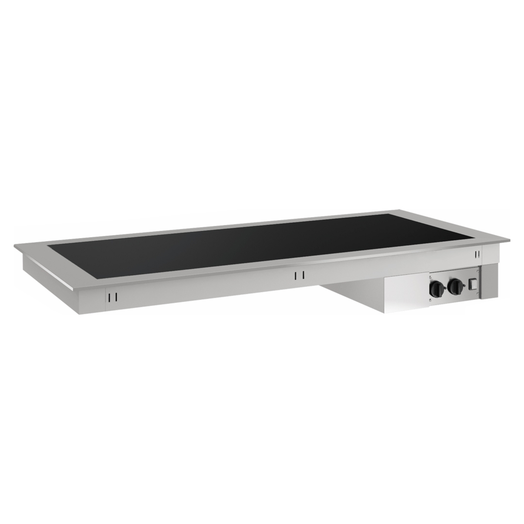 Einbau Warmhalteplatte GN 3/1, mit Glaskeramikfeld, Temperatur +30°C/ +120°C