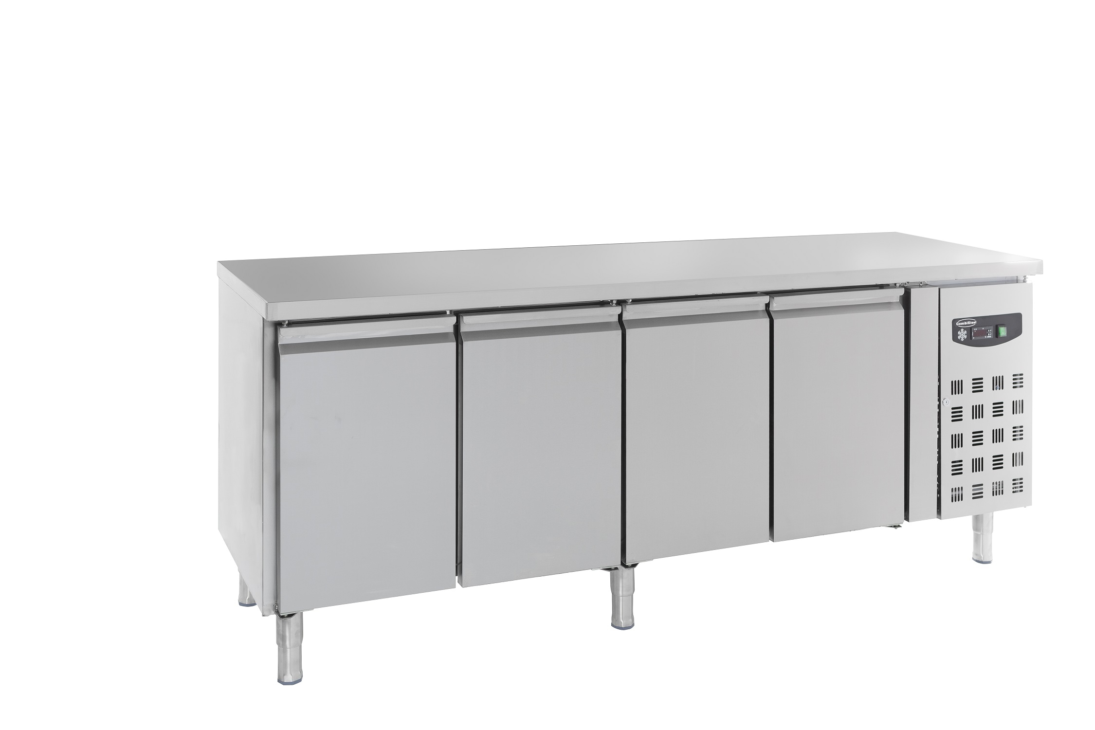 Kühltisch, 511 Liter, +2 bis +8 °C, Edelstahl, Umluftkühlung, automatische Abtauung