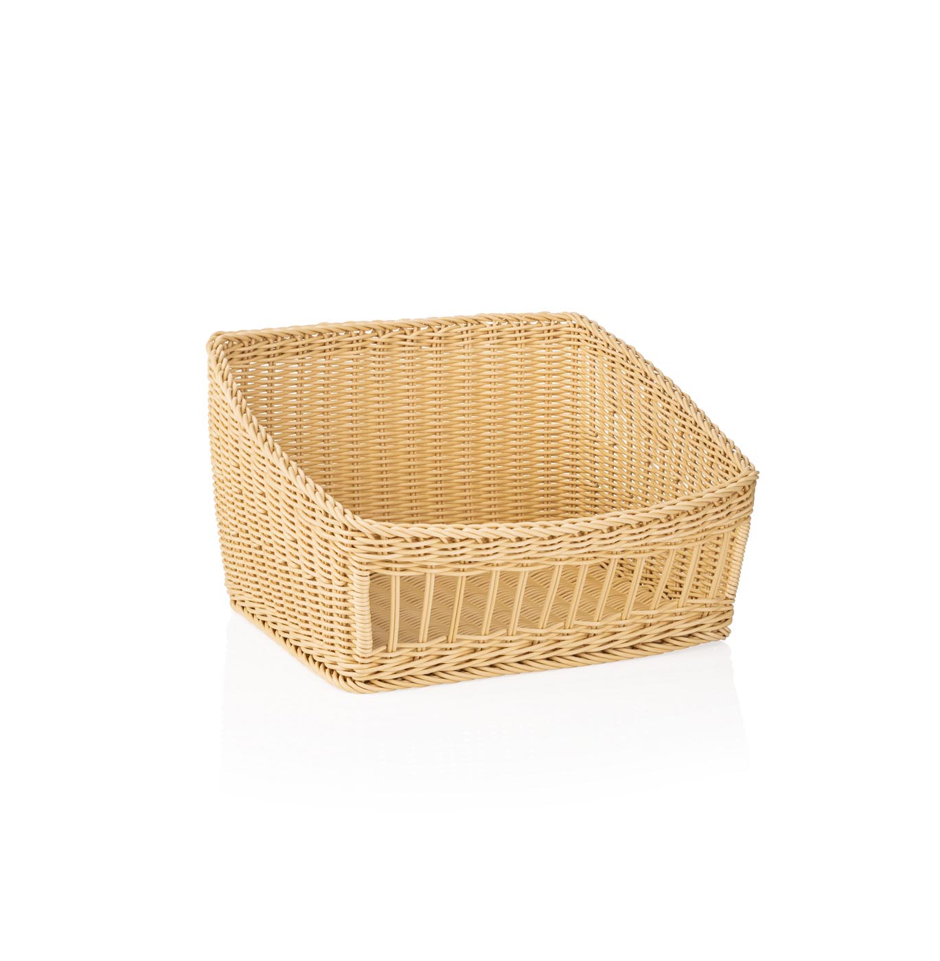 Systemkorb, stapelbar, spülmaschinenfest, BPA-frei, 450 x 400 x 270 / 160 mm, beige