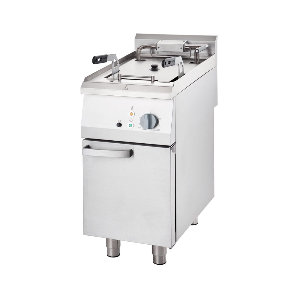 Elektro-Fritteuse - 1 Becken, 15 Liter, Unterbau mit Tür - STOCK MEDUM 700