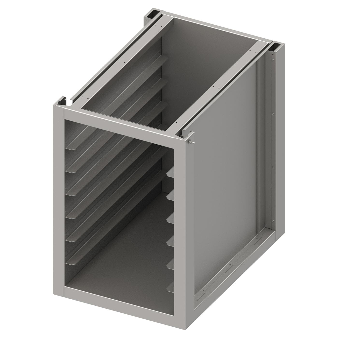 Unterschrank mit GN-Register, Tiefe 540 mm, sockelbaufähig