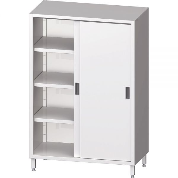Hochschrank ECO  mit Schiebetüren, 1200 x 700 x 1800 mm