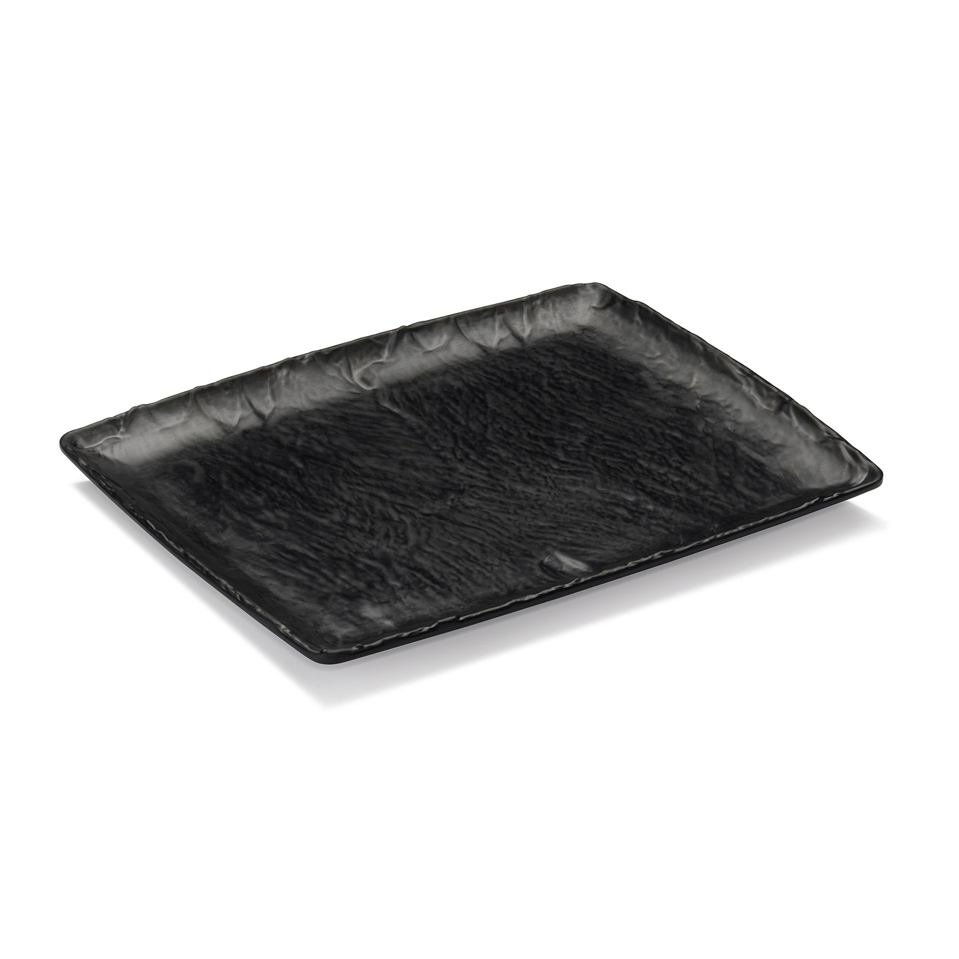 "Q Squared" Buffetplatte, GN 1/2, schwarz, Melamin