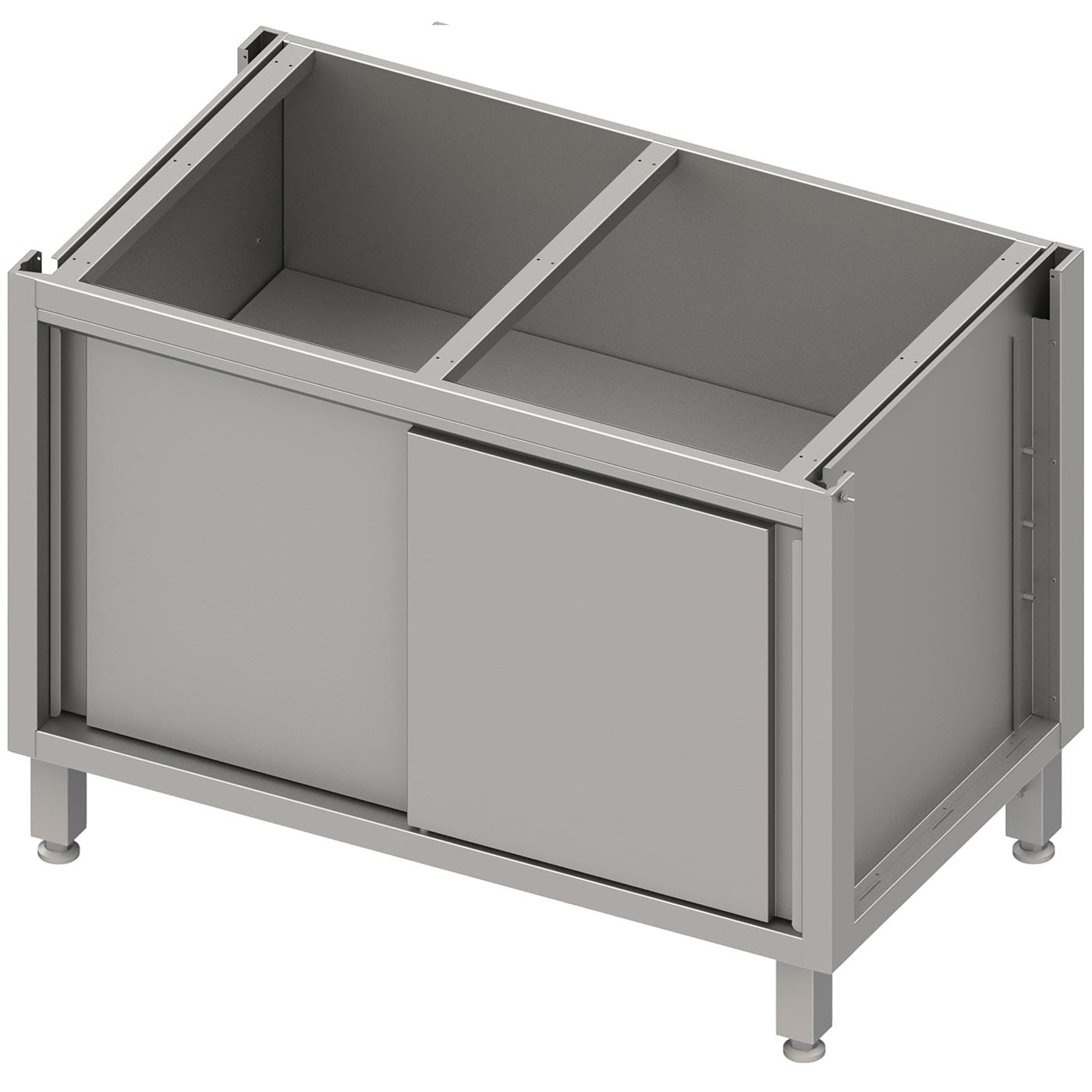 Unterschrank-Modul mit Schiebetüren, Tiefe 640 mm