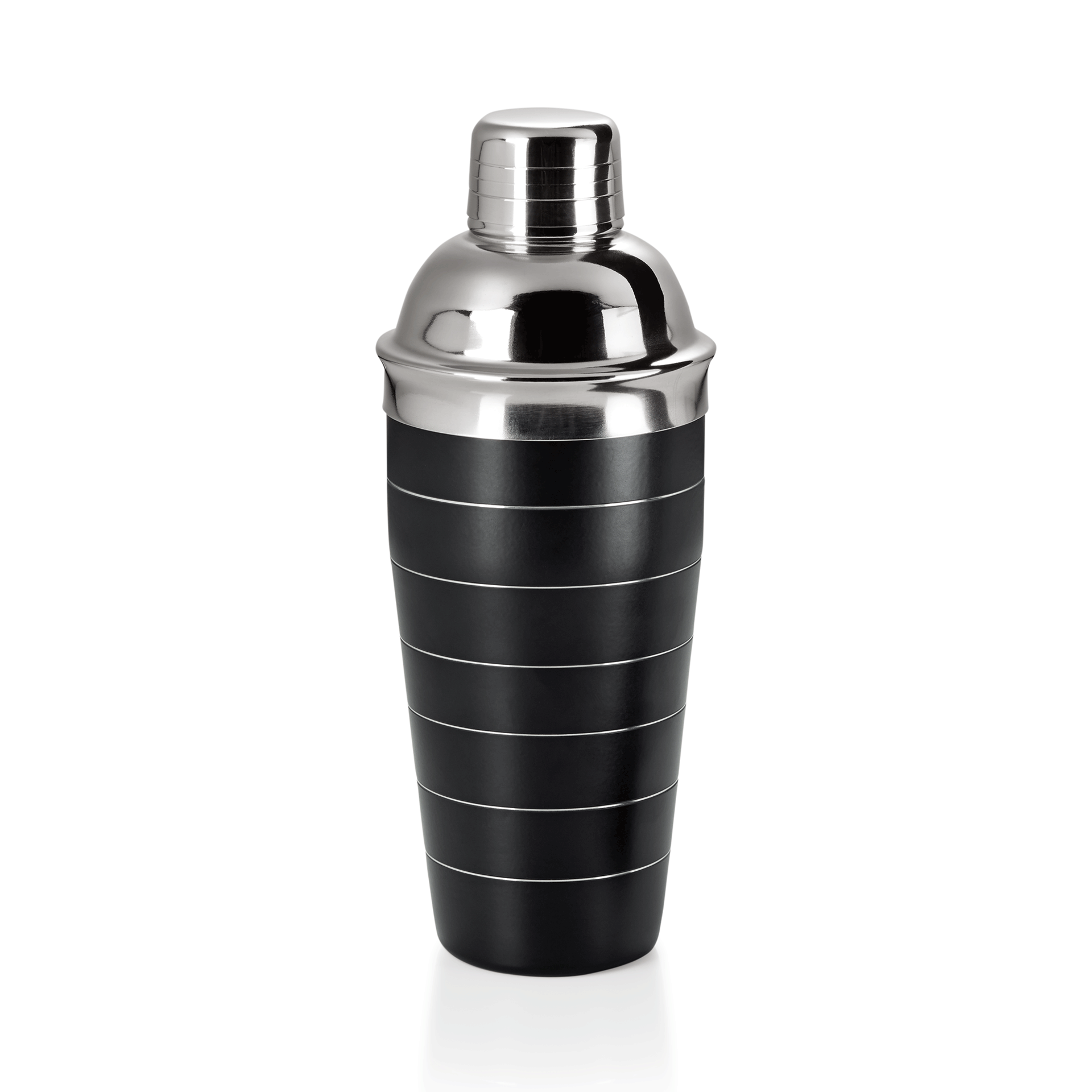 Cocktailshaker, 0,70 Liter, Edelstahl mit schwarzer Pulverbeschichtung