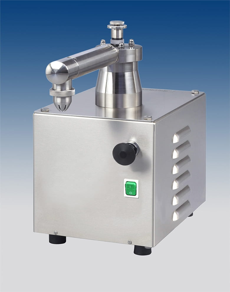 Sahnemaschine,  Leistung ca. 80 Liter Sahne/ h, ohne Kühlung, herausnehmbarer Edelstahlbehälter