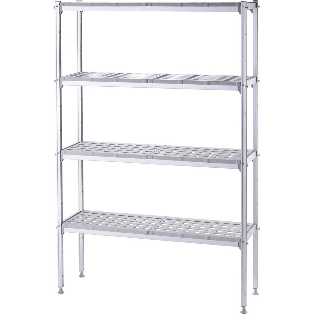 Aluminium Lagerregal mit GN1/1-Aufnahme