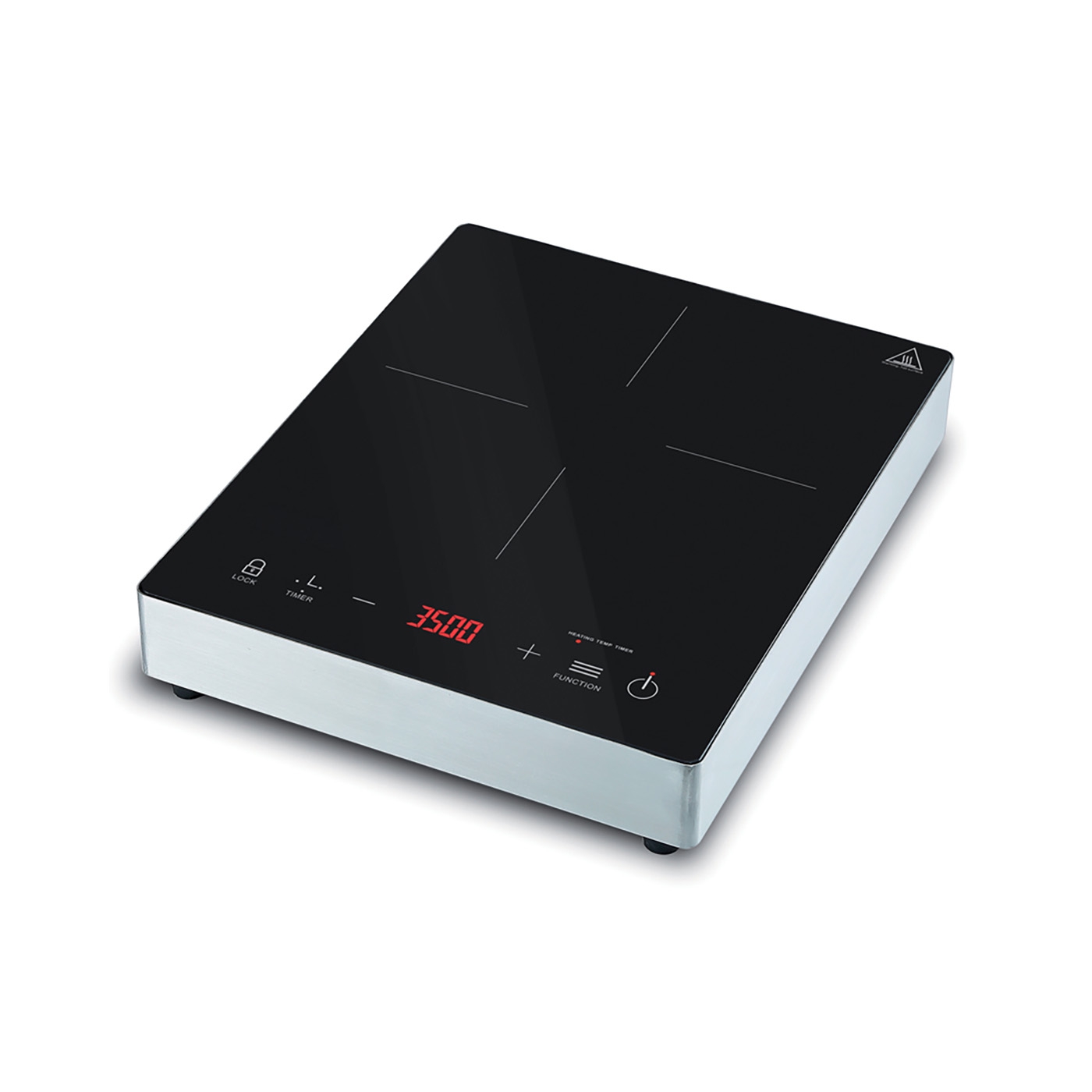 Induktionskochfeld, 3,5 kW, Kochfläche Ø 120 - Ø 260 mm, 17 Leistungsstufen, Timer