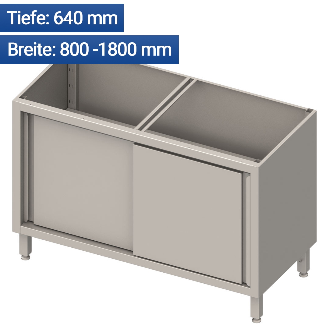 Unterschrank Modulsystem mit Schiebetüren