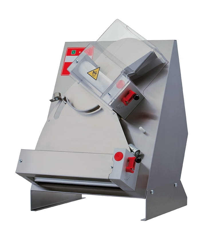 PREMIUM Teigausrollmaschine, Walzen Ø 260-400 mm, Teigstärke 1-4mm, Teigmenge 210-600g