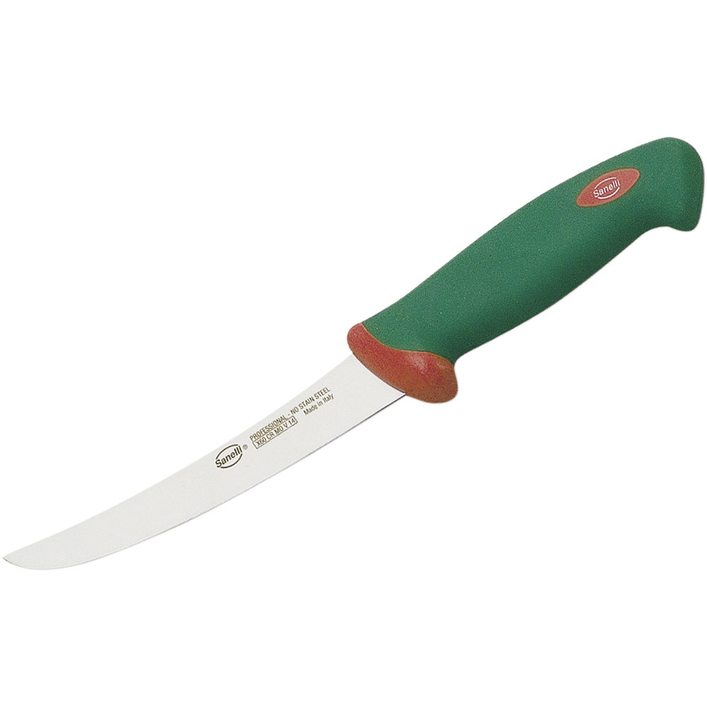 Sanelli Ausbeinmesser gebogen, Klingenlänge 160 mm