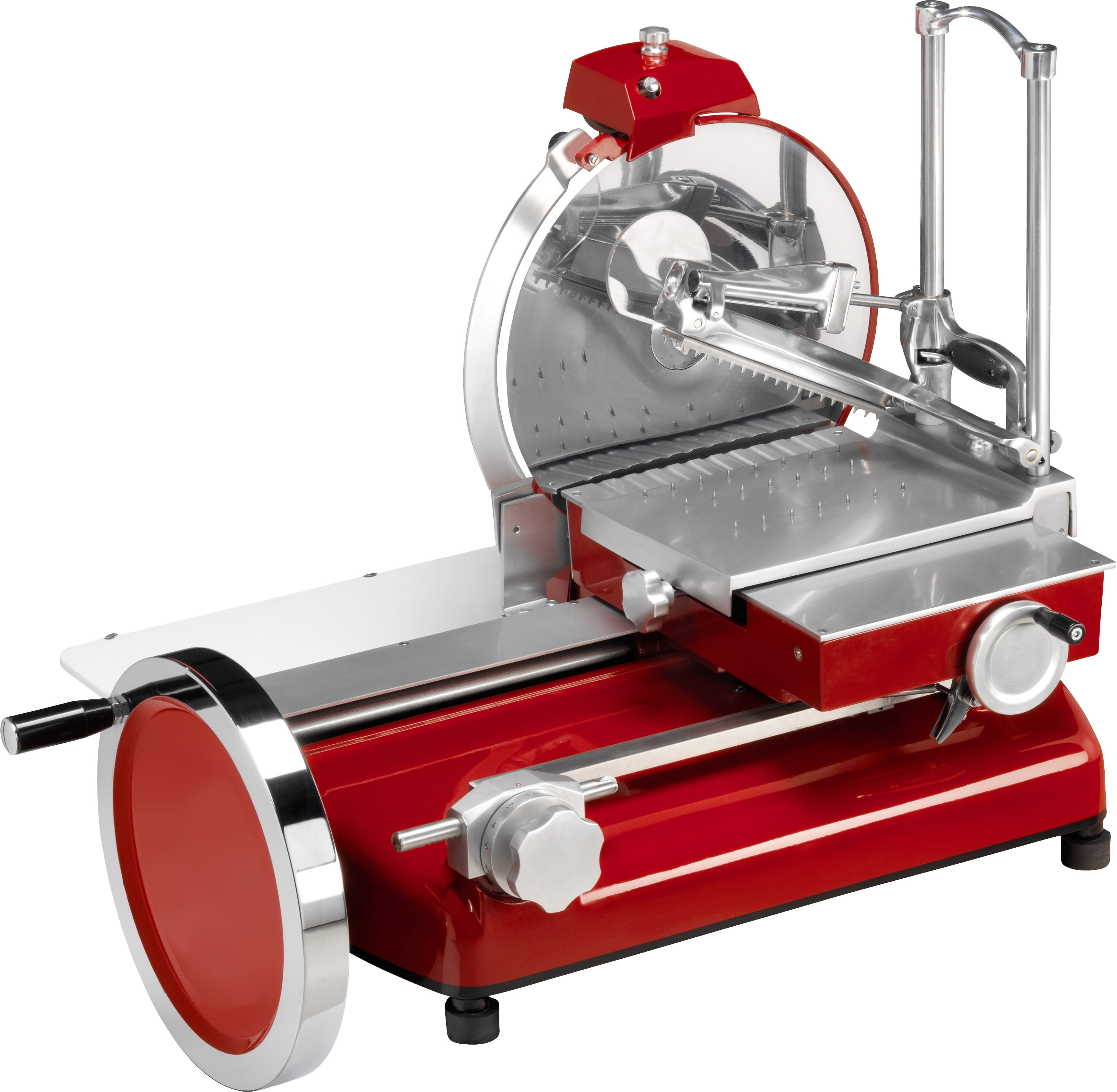 PREMIUM Vertikal Schwungradaufschnittmaschine, manuelle Bedienung, Schneidscheibe Ø350mm, Schnittstä