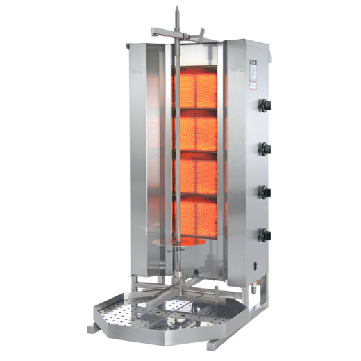 Gas Gyrosgrill & Dönergrill, 70 kg Fleischgewicht