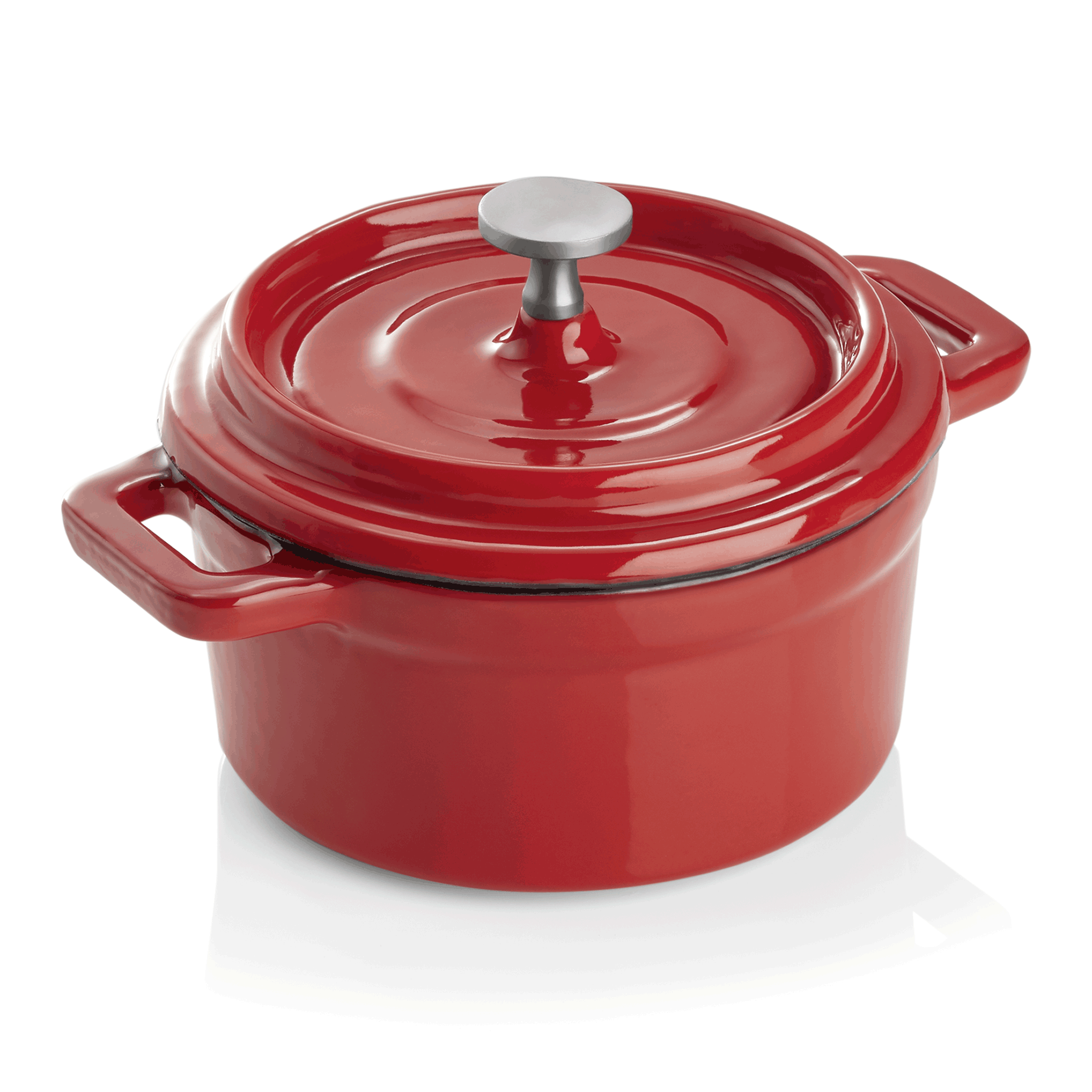 Cocotte - Ø 10 cm - Gusseisen emailliert - mit Deckel