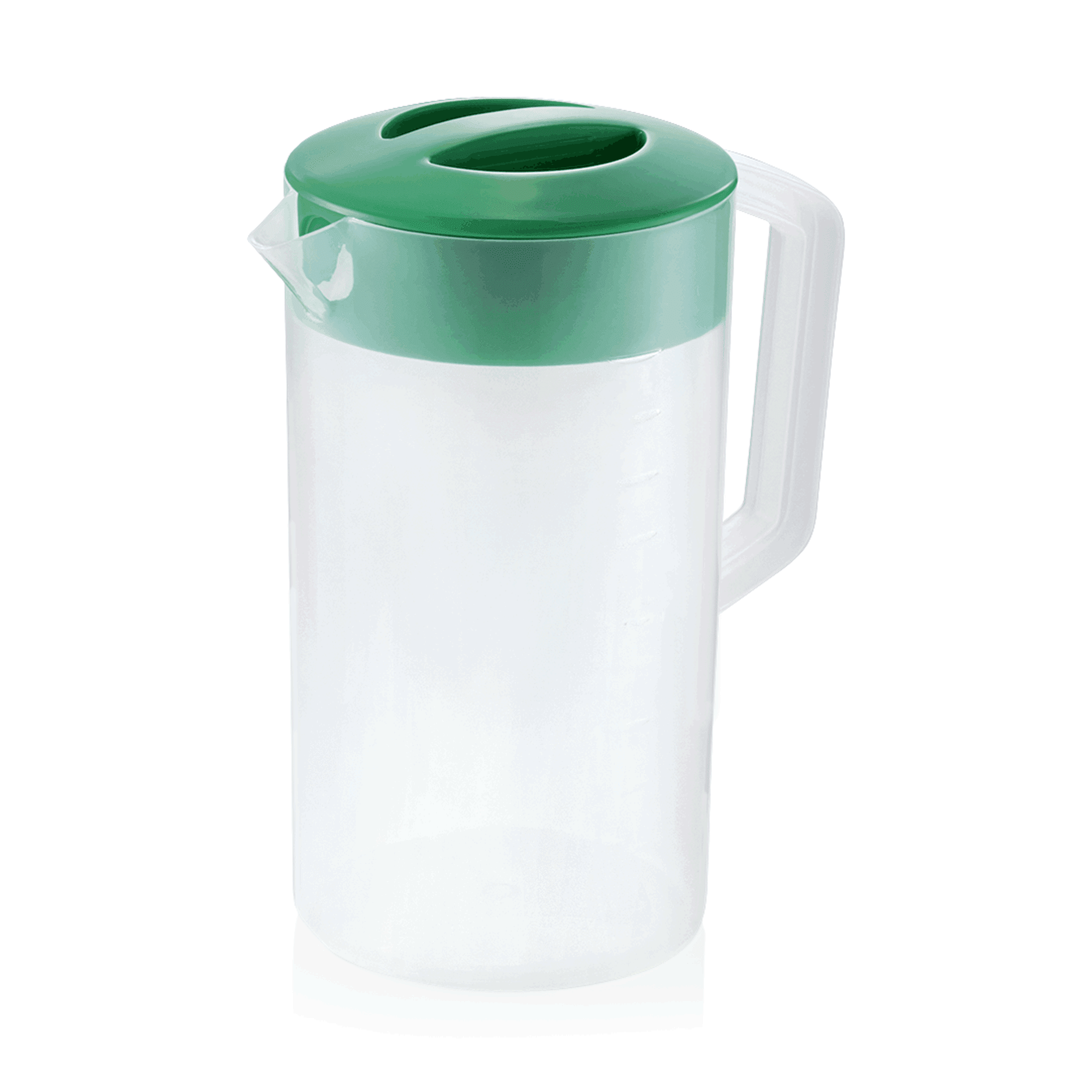 Messbecher mit grünem Deckel, 2,5 ltr.