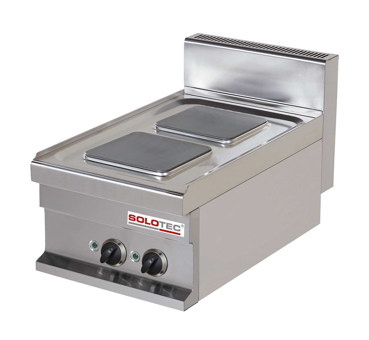 Elektroherd, 2 eckige Kochplatten, Geräteoberteil - SOLOTEC 700