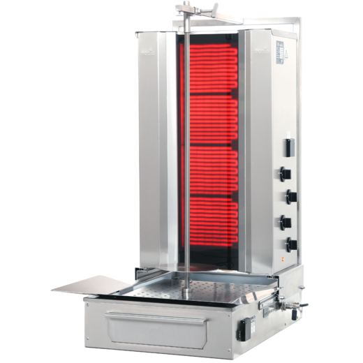 Elektro Gyrosgrill & Dönergrill, 50 kg Fleischkapazität, 7,6 kW