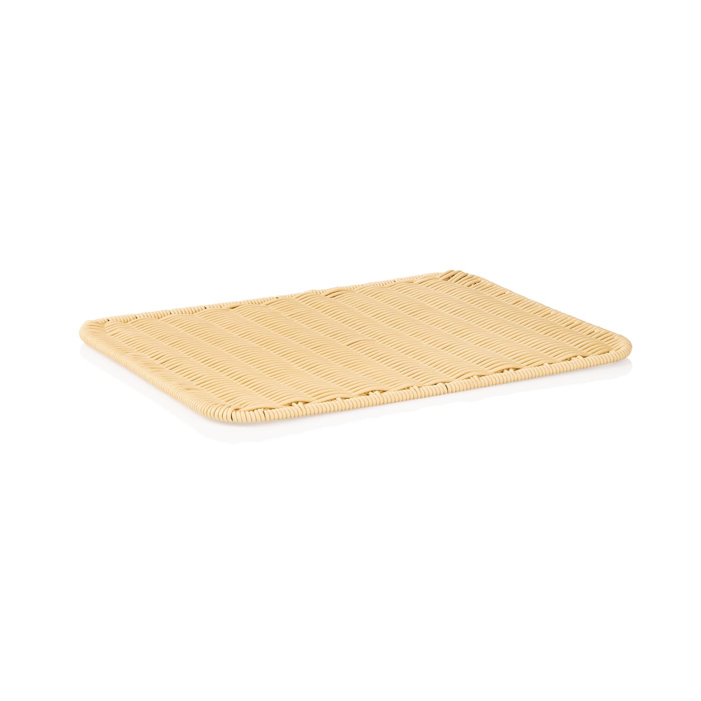 Korb Auslagetablett, stapelbar, spülmaschinenfest, BPA-frei, 400 x 300 x 10 mm, beige