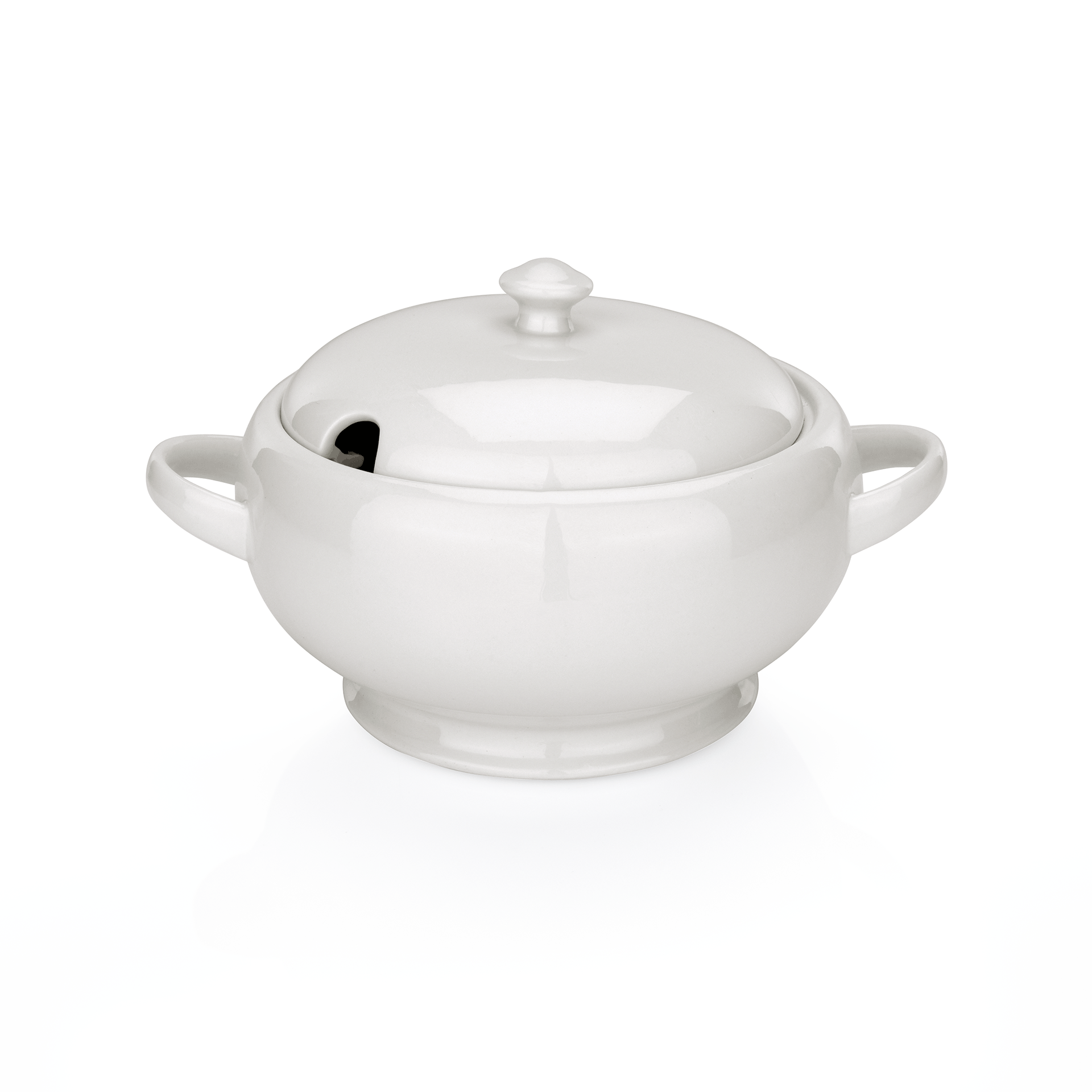 Suppenterrine mit Deckel, Porzellan, 2,5 ltr.