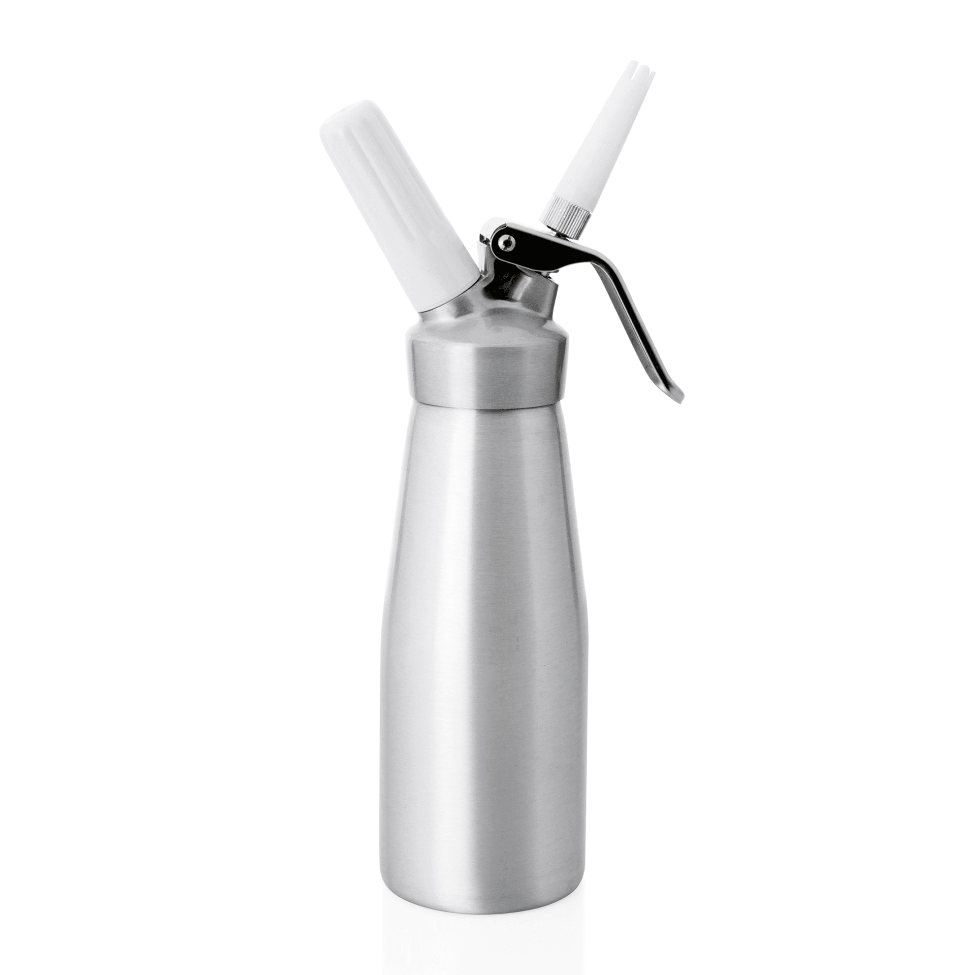 Sahnespender , 0,5 Liter, mit 3 Spritztüllen & Reinigungsbürste