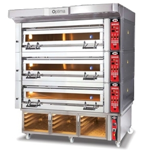 PREMIUM Bäckerei- & Konditoreiofen, 2 Backkammern, 3 Gärschränke