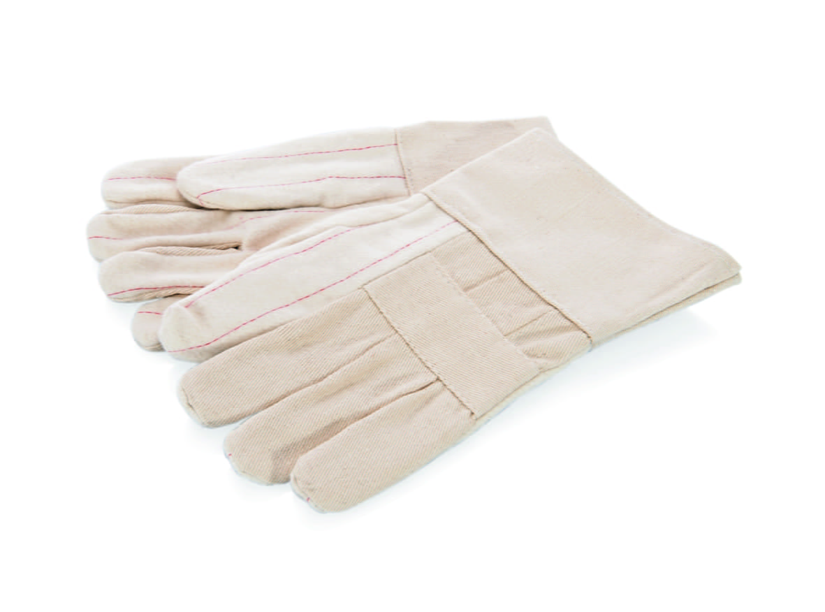 Paar Hitze-Fingerhandschuhe, beige