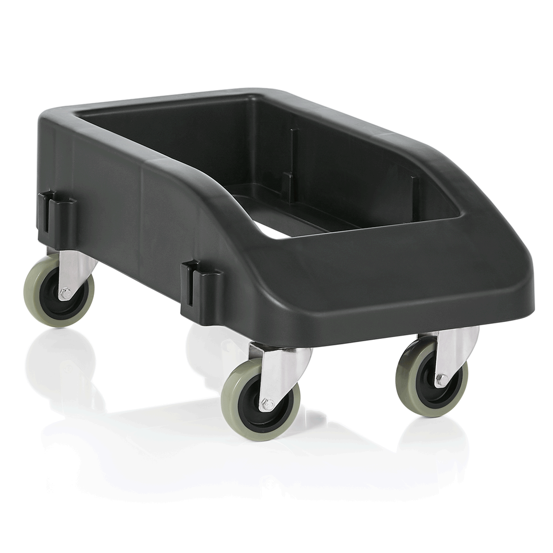 Einzeltransporttrolley - 4 Rollen ohne Feststeller