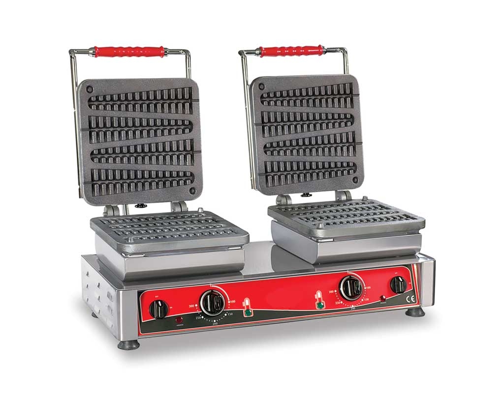 Waffeleisen für 2 Backplatten Lolly am Stiel, exklusive Backplatten