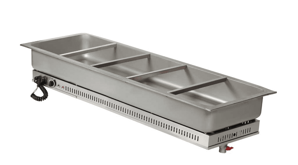 Einbau Bain Marie, GN 5/1, Nutztiefe 150 mm - SOLOTEC