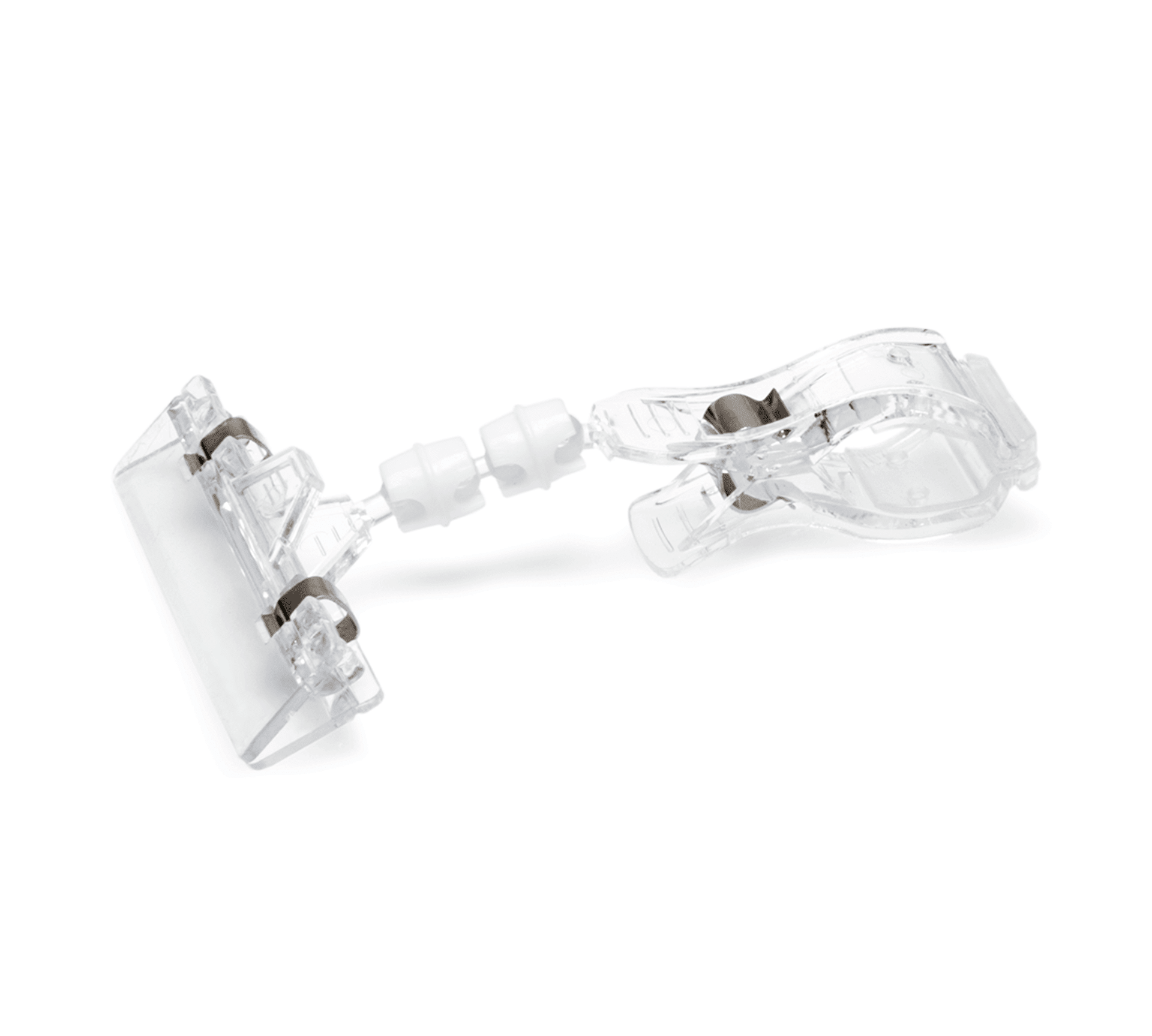 Gelenkkartenhalter mit Clip, 12 cm