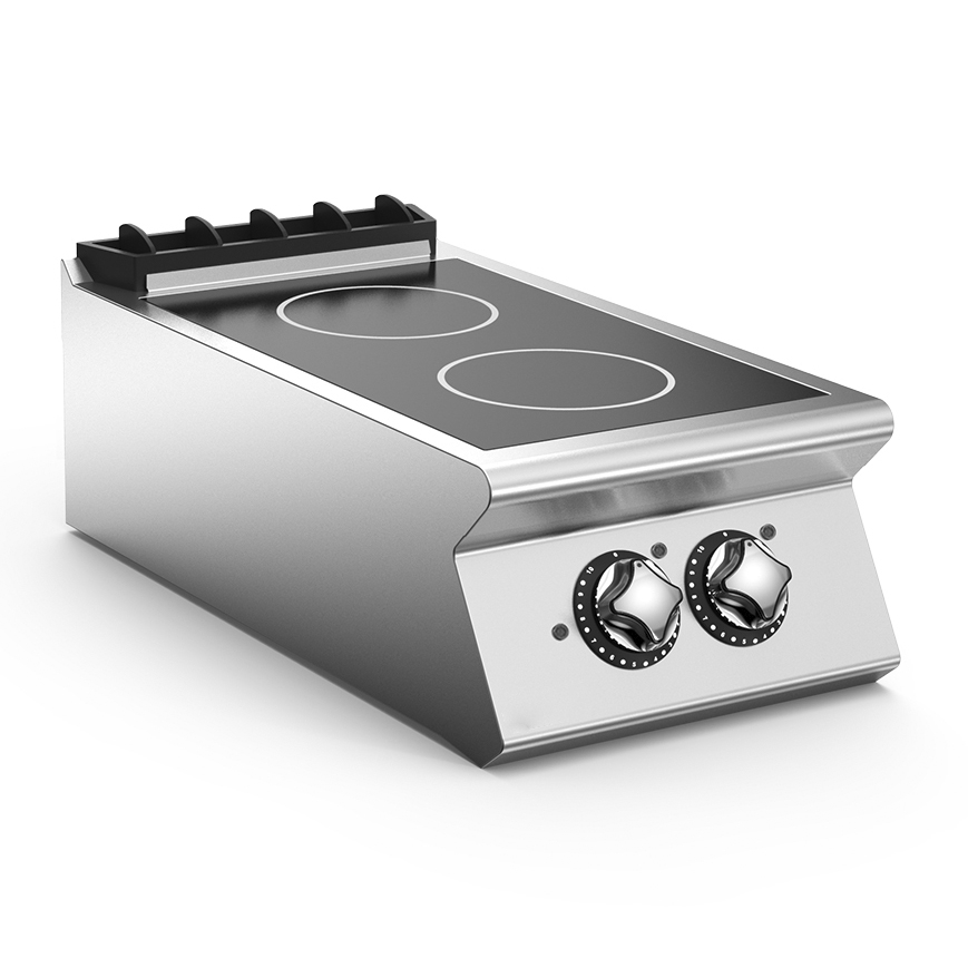 STOCK Elektro-Ceranfeld 2 Heizzonen, Geräteoberteil