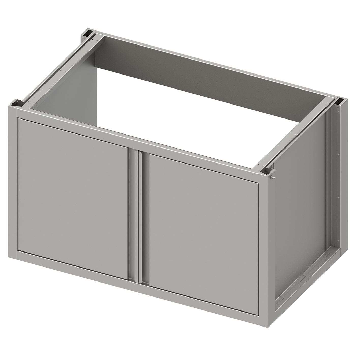 Spülenunterschrank-Modul, mit Flügeltüren, Tiefe 640 mm, sockelbaufähig