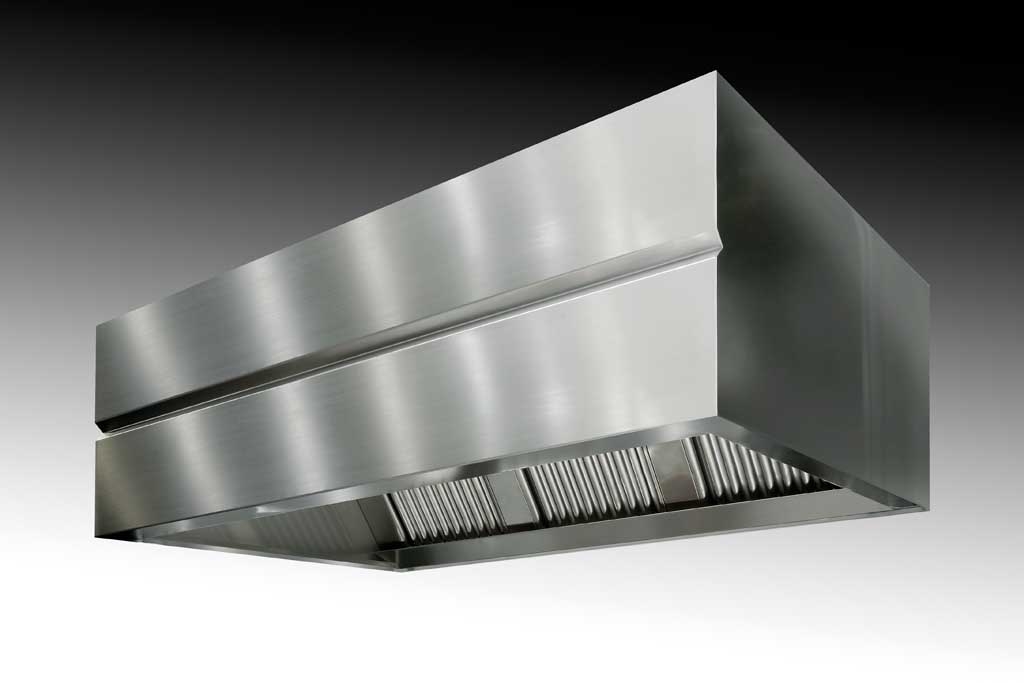 SOLOTEC Design-Wandhaube "A", Kastenform mit Beleuchtung