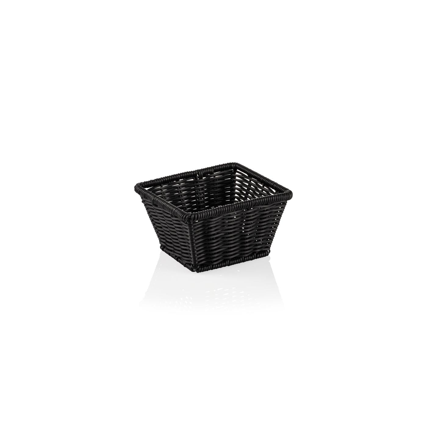 Korb GN 1/6, spülmaschinenfest, BPA-frei, 175 x 160 x 100 mm, schwarz